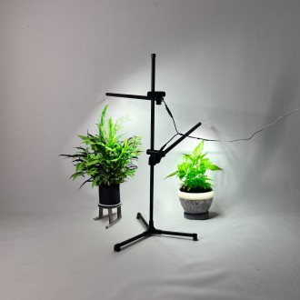 Підлога-настільна LED фітосвітильник для рослин IO-2 з двома фітолампами повного. . фото 2