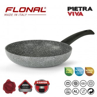 Сковорода Flonal Pietra Viva 28 см (PV8PS2870)Линейка посуды Flonal Pietra Viva . . фото 3