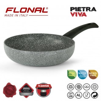 Сковорода Flonal Pietra Viva 26 см (PV8PB2670)Линейка посуды Flonal Pietra Viva . . фото 3