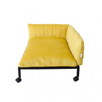 Лежак от Джека Вардо L (Ткань желтая)Каждому домашнему питомцу обязательно нужно. . фото 3