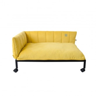 Лежак от Джека Вардо L (Ткань желтая)Каждому домашнему питомцу обязательно нужно. . фото 4