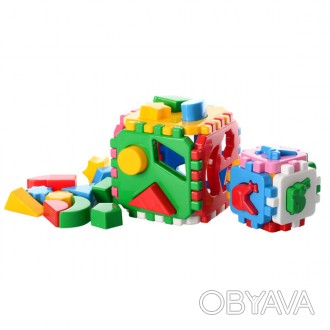 Іграшка куб "Розумний малюк 1+1 ТехноК". . фото 1