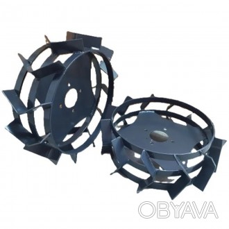Грунтозацепы – металлические колеса Oleo-Mac изготовлены из прочного металла, об. . фото 1