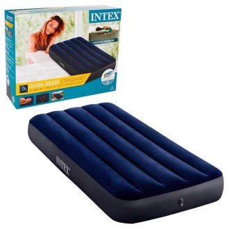 Надувной велюровый матрас-кровать Intex — хорошее решение для путешественников, . . фото 2
