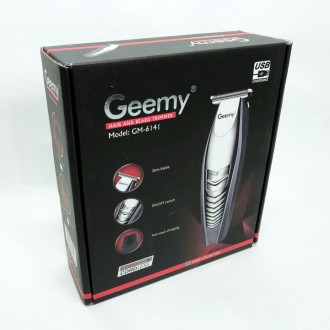 С машинкой для стрижки GEMEI GM-6141 вы сможете ухаживать за волосами и бородой . . фото 8
