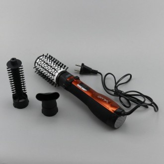 Стайлер – фен для волос Gemei GM 4828, мощность 1000W, 3 насадки, фен быто. . фото 8
