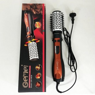 Стайлер – фен для волос Gemei GM 4828, мощность 1000W, 3 насадки, фен быто. . фото 37
