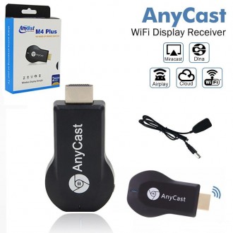 Медиаплеер ресивер AnyCast M9 Plus TV Stick - это компактный HDMI адаптер для те. . фото 2