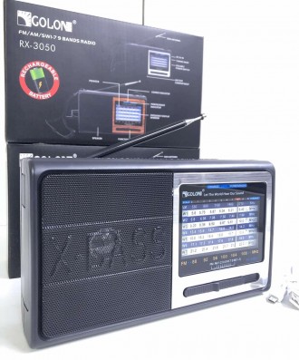 Портативная аккустическая система GOLON RX 3050, имеет встроенный аккумулятор, б. . фото 2