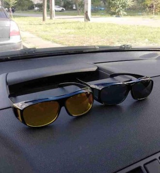 Антибликовые очки для водителей HD Vision Wrap Arounds
Набор антибликовых очков . . фото 8