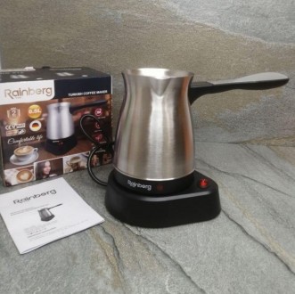 Электрическая турка Rainberg RB для кофе состоит из подставки и турки с нагреват. . фото 7
