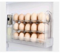 Контейнер-органайзер для зберігання яєць, 3 яруси.
Розмір 26x10x20 см.
Триярусна. . фото 4
