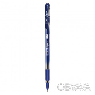 Ручка кульк/масл "Glycer" синя 0,7 мм "LINC". . фото 1
