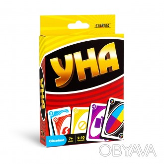 Настільна гра Strateg УНА classic карткова українською мовою (30447). . фото 1
