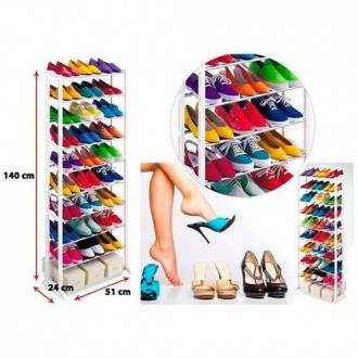 Органайзер для обуви Amazing shoe rack (Эмейзинг Шу Рек) ― отличный вариант для . . фото 4
