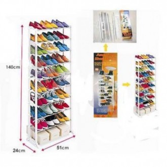Органайзер для обуви Amazing shoe rack (Эмейзинг Шу Рек) ― отличный вариант для . . фото 3