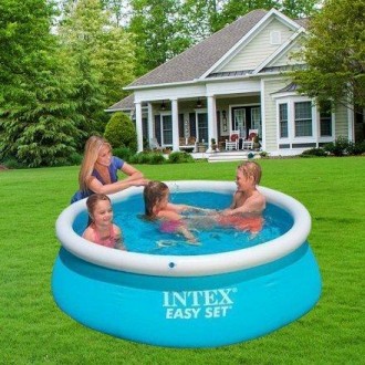 Надувний басейн Intex Easy Set стане улюбленою зоною відпочинку Ваших дітей. У с. . фото 2