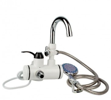 Проточный водонагреватель-душ Instant Electric Heating Water Faucet & Shower - э. . фото 3
