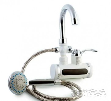 Проточный водонагреватель-душ Instant Electric Heating Water Faucet & Shower - э. . фото 1