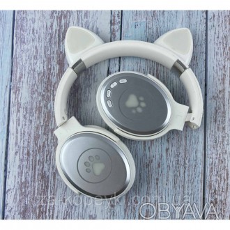 Оригінальні бездротові навушники Cat Ear SP-25 – це гарні стоячі вушка з підсвіч. . фото 1
