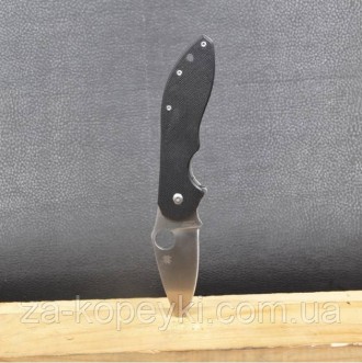 Нож складной Spyderco Domino G-10
Характеристики:
	Сталь: 440C
	Материал рукояти. . фото 6