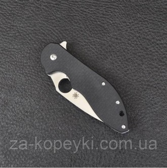 Нож складной Spyderco Domino G-10
Характеристики:
	Сталь: 440C
	Материал рукояти. . фото 9