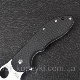 Нож складной Spyderco Domino G-10
Характеристики:
	Сталь: 440C
	Материал рукояти. . фото 8