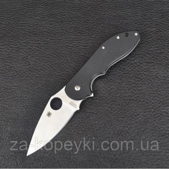 Нож складной Spyderco Domino G-10
Характеристики:
	Сталь: 440C
	Материал рукояти. . фото 7