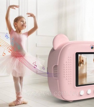 Дитяча цифрова фотокамера миттєвого друку з термопринтером M&A-2000
Дитячий цифр. . фото 7