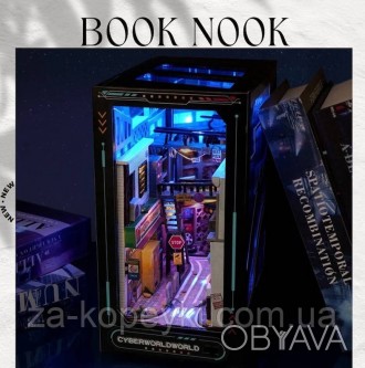 Пориньте у футуристичний світ за допомогою DIY Cyberpunk Cyberworld Booknook!
Чи. . фото 1