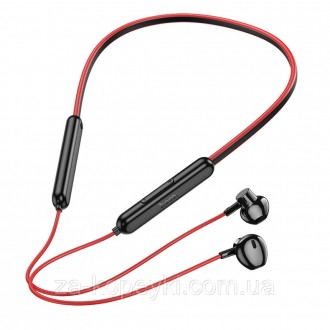 Наушники Bluetooth Hoco ES67 бездротові вкладки для бігу та спорту Червоний
Приз. . фото 6