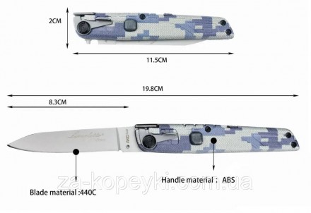 Загадочный нож-автомат по мотивам стилетов от AKC, созданный китайцами гибрид, в. . фото 4