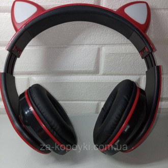 Бездротові навушники дитячі складні Wireless headphones Cat ear CXT-B39 c Blueto. . фото 4