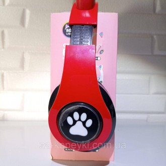 Бездротові навушники дитячі складні Wireless headphones Cat ear CXT-B39 c Blueto. . фото 3