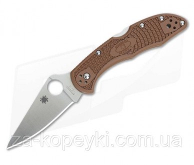 Популярный edc-нож Spyderco Delica 4 C11FP с хорошей детализацией, от производит. . фото 3