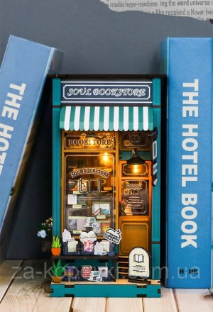 Book Nook Soul Bookstore DIY
Представляємо набір для створення книжкового куточк. . фото 2