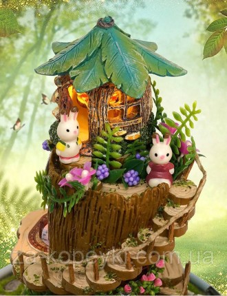 Ляльковий будинок Cute Room Forest Fantasy: створіть казкову мініатюру своїми ру. . фото 4