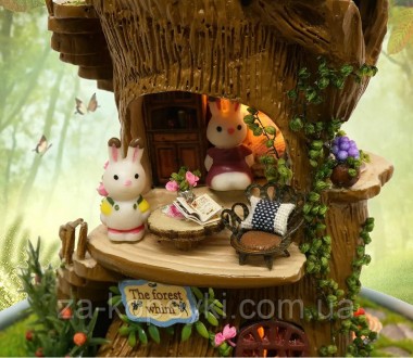 Ляльковий будинок Cute Room Forest Fantasy: створіть казкову мініатюру своїми ру. . фото 8