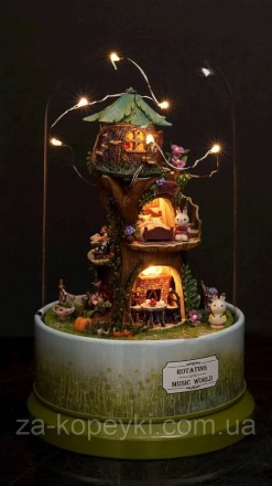 Ляльковий будинок Cute Room Forest Fantasy: створіть казкову мініатюру своїми ру. . фото 5