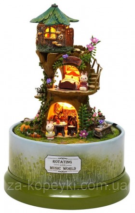 Ляльковий будинок Cute Room Forest Fantasy: створіть казкову мініатюру своїми ру. . фото 6