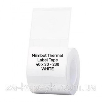 Термоетикетки для портативного термопринтера Niimbot
Термоетикетка Niimbot 40х30. . фото 2