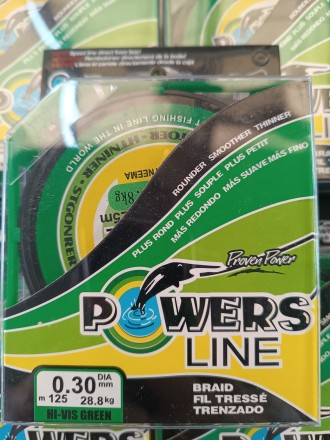 Powers Line Green - чотирижильний шнур, являє собою концепцію плетінок із 4 воло. . фото 2