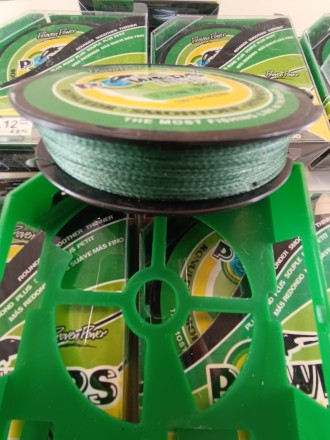 Powers Line Green - чотирижильний шнур, являє собою концепцію плетінок із 4 воло. . фото 3