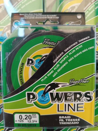 Powers Line Green - чотирижильний шнур, являє собою концепцію плетінок із 4 воло. . фото 11