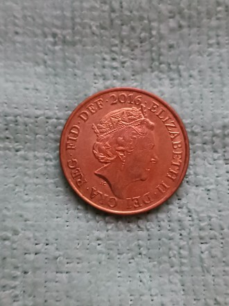 Монети Великобританії номіналом 2 пенса 1997рік ціна 20грн, 2 пенса 2016рік ціна. . фото 4