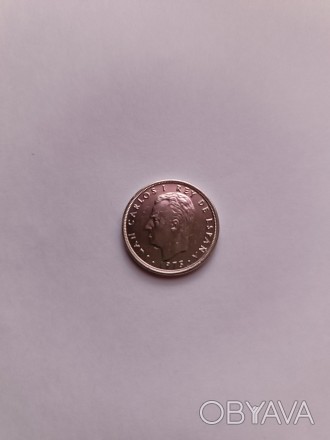 Монета Іспанії номіналом 5 песет 1975 рік ціна 10грн.. оплата на картку ПБ... . фото 1