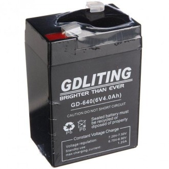 Акумулятор для торгової ваги GDLITING 6 V 4 A (GD-645)
Сучасні електронні ваги, . . фото 2