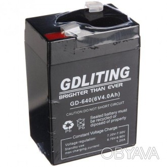Акумулятор для торгової ваги GDLITING 6 V 4 A (GD-645)
Сучасні електронні ваги, . . фото 1