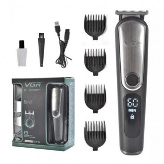 Машинка для стриження волосся акумуляторна підзарядка від USB VGR V-105 40 шт 66. . фото 2