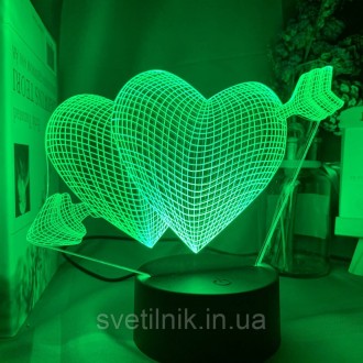 
Подарок на 14 февраля
Каждый 3D Светильник имеет 16 цветов подсветки. 
Управлен. . фото 6
